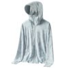 2023 new camouflage ice silk men's sun protection clothing summer hooded thin style with hood brim detachable skin clothing jacket - Image 6
